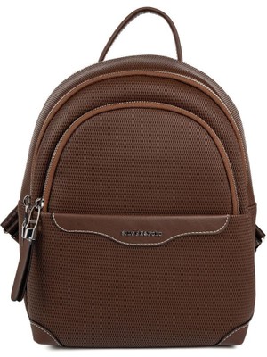 Silver & Polo SP1265 Kadın Sırt Çantası Petek Kahve