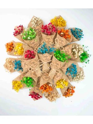 Çiçek Buketi Nişan Süsleri 15 Adet Kişiye Özel Yapım