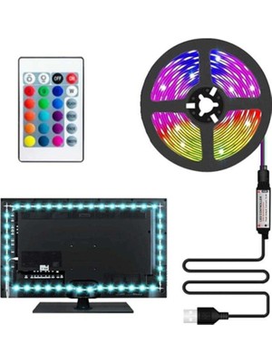 Allians Rgb LED Şerit 5m Tv Arkası Aydınlatma, Renkli Atmosfer Yaratıcıdır