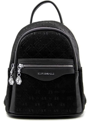 Silver & Polo SP983 Kadın Sırt Çantası Fashion Siyah