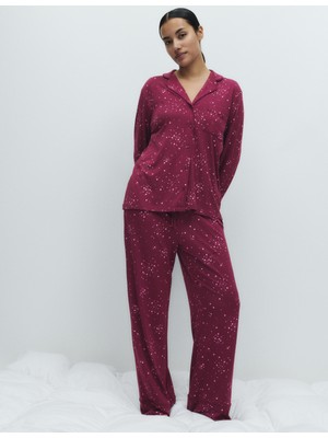 Marks & Spencer Pamuk-Modal Baskılı Pijama Takımı