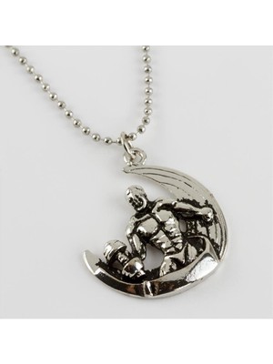 Die Grup Halterci Figürlü Erkek Kolye