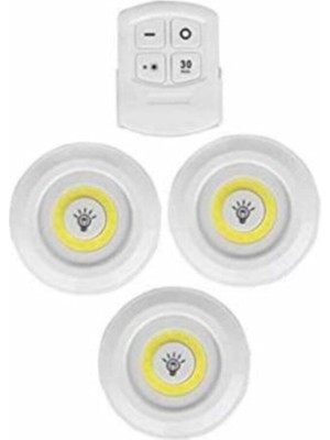 Allians Kablosuz 3'lü Spot Lamba Seti, Pilli Işıldak, Modern Tasarım