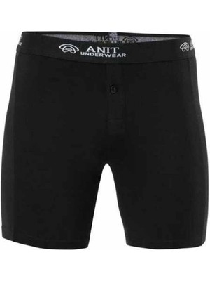 Anıt Likralı Uzun Erkek Boxer Siyah - 1114A