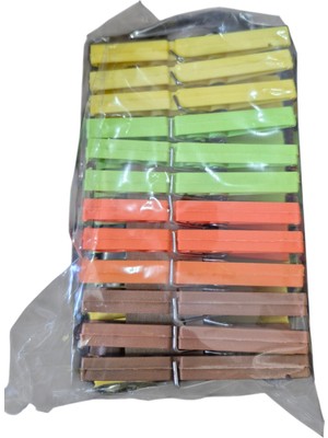 PremiumPort 24'lü Mandal Seti, Renkli ve Şık Tasarımıyla Çeşitli Kullanımlar Için Perfect