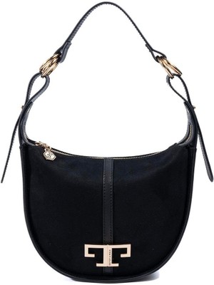 Silver & Polo SP1270 Kadın Omuz Çantası Süet Siyah