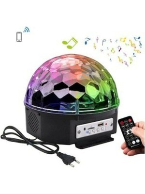 Allians Sese Duyarlı Bluetooth LED Küre, Renkli Işıklı Disko Topu