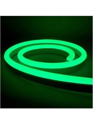 Allians Esnek 12V Yeşil Neon LED Hortum 5 Metre, Parlak ve Şık Aydınlatma
