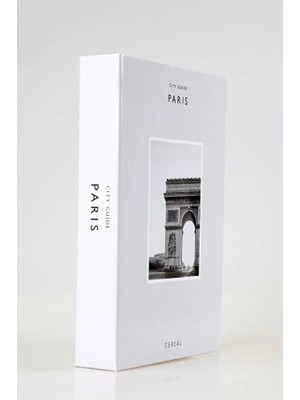 Paris Dekoratif Kitap Kutu