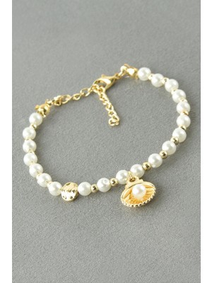 Makay Istiridye Inci Boncuk Bileklik