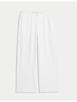 Marks & Spencer Pamuk Bağcıklı Pantolon