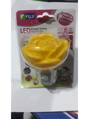 Allians Renkli LED Gül Gece Lambası, Şık ve Sıcak Atmosfer Yaratır