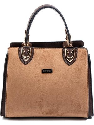 Silver & Polo SP1133 Kadın El Çantası Süet Taba-Kahve