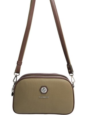 Silver & Polo Silver Polo L.Haki - Kahve Petek Kadın Çapraz Çanta SP745