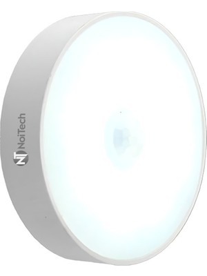 Allians Hareket Sensörlü 8 Ledli Dahili Bataryalı Beyaz Işık, 6000K, Enerji Tasarruflu