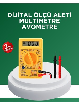 Verto Dijital Multimetre Ölçü Aleti Ac Dc Ölçüm ve LCD Ekranlı