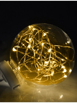 Allians Ince Klasik Peri LED Işık, 3 Metre, Sarı, Pilli, Dekoratif, Enerji Tasarruflu