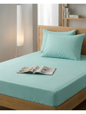 Ladybella Lastikli Yatak Çarşafı Lastikli Penye Çarşaf + 1 Adet Yastık Kılıfı Tek Kişilik One Size