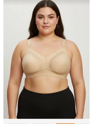 Nariya Kadın Büyük Beden Toparlayıcı Sütyen Penye Sütyen Toplayıcı Günlük Rahat Sütyen Iç Giyim Toparlayıcı Penye Desteksiz Telsiz Kapsız Anne Sütyeni