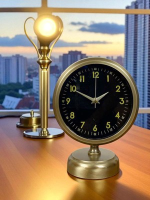 urfakent bilişim ve medya danışmanlık Vintage Craft 25 x 20 Eskitme Metal Masa Saati