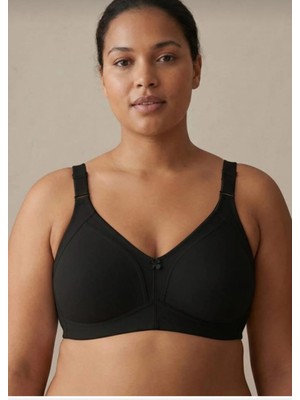 Nariya Kadın Büyük Beden Pamuklu D Cup Toparlayıcı Penye Desteksiz Telsiz Kapsız Anne Sütyeni  Toparlayıcı Penye Toparlayıcı Sütyen Günlük Rahat Iç Giyim