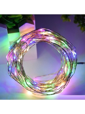 Allians 3 Metre Renkli Pilli LED Işık, Yılbaşı ve Noel Dekorasyonu