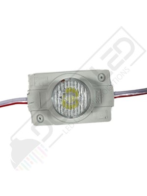 Allians 12V Beyaz 1,5W Tekli Lensli 3030 LED Modül IP65 (10 Adet)