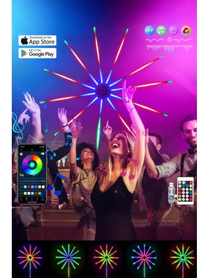 Allians Uzaktan Kumandalı Uzun Şerit Rgb LED Işık, Renkli ve Parlak Aydınlatma
