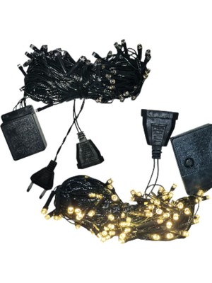 Allians Yeşil Kablolu 10M LED Işık, Gün Işığı Renk, Eklemeli, Iç Mekan Dekorasyon