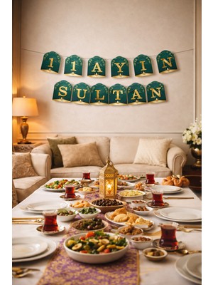 Okavango "11 Ayın Sultanı" Dekorlu Süsü, Ramazan Süsleri, Ramazan Tavan Süsü Ürünleri Ramazan Süsleri, Sahur Iftar