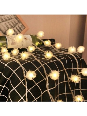 Allians Renkli Kirpi Top LED Işık, Yılbaşı ve Noel Dekorasyonu Için Parlaklık