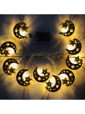 Allians Ramazan Kandili 2 Pilli LED 2 Metre Süsleme Dekor Işık, Şık ve Parlak Atmosfer