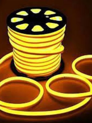 Allians Esnek Neon Şerit LED 2m Amber 220V Fişli Su Geçirmez Işıklandırma