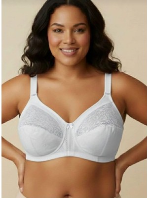 Nariya Kadın Büyük Beden Toparlayıcı Sütyen Battal Rahat Toplayıcı Desteksiz Telsiz Kapsız Anne Sütyeni