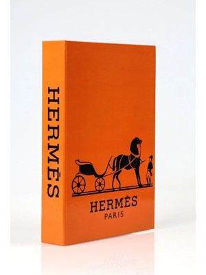 Turuncu Hermes Dekoratif Kitap Kutusu