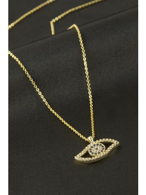 Marsilyan Göz Zirkon Taşlı Kolye