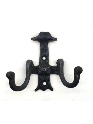 Eco Lounge Antika Tarz Dekoratif Pirinç Gemici Askı - 85X94 Mm, Oksit