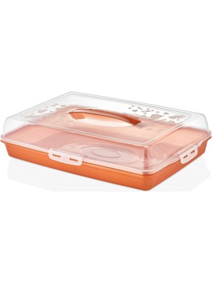 PremiumPort Çok Amaçlı Dikdörtgen Saklama Kabı, Pratik ve Şık Mutfak Gereci