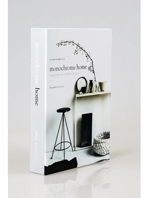 Monochrome Home Dekoratif Kitap Kutu