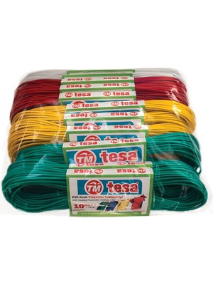 PremiumPort Dayanıklı Pvc Kaplı Çelik Çamaşır Ipi 10 Metre (4 Adet) Set