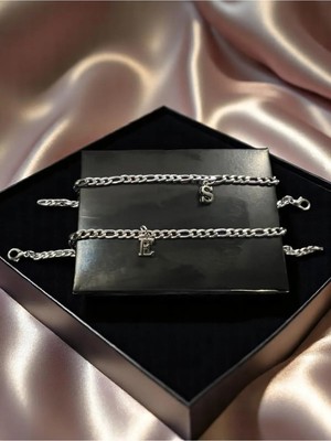 Kararmaz Çelik1 Adet Li Harfli Bileklik, Işıklı Kalp , Mum Sevgili , Çift , Arkadaş , Bilekliği