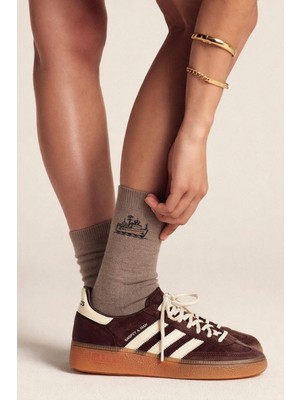 Katia & Bony Unisex Istanbul Soket Çorap Kahverengi