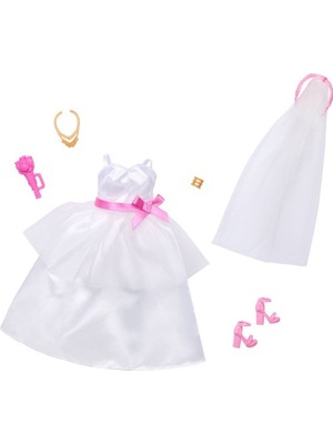 NW NessiWorld HWV76 Barbie + Gelin Aksesuarları (Bebekler Ürüne Dahil Değildir.)