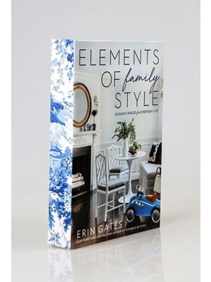 Family Elements Dekoratif Kitap Kutu