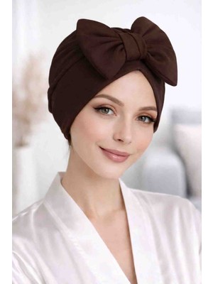 Butik Ayvitrin Kadın Çift Taraflı Fiyonk ve Çapraz Bone