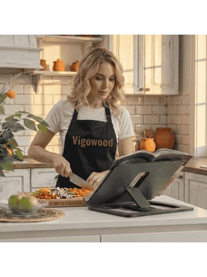 Allians Büyük Boy Ahşap Kitap Okuma Standı, Şık ve Kullanışlı Tasarım