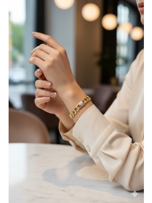 Ares 01 Store 14K Altın Kaplama Xuping Vıp Taşlı Bileklik