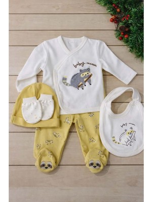 Gültekin Bebe Little Life Yenidoğan 5li Rakun Hastane ÇIKIŞI-1500 - Sarı