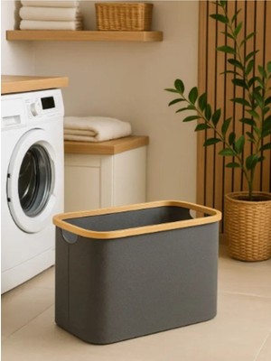 PremiumPort 50 Lt Katlanabilir Kumaş Sepet, Çok Amaçlı ve Pratik Kullanım