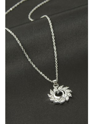 Bijuteri Net Kuğuzirkon Taşlı Kolye